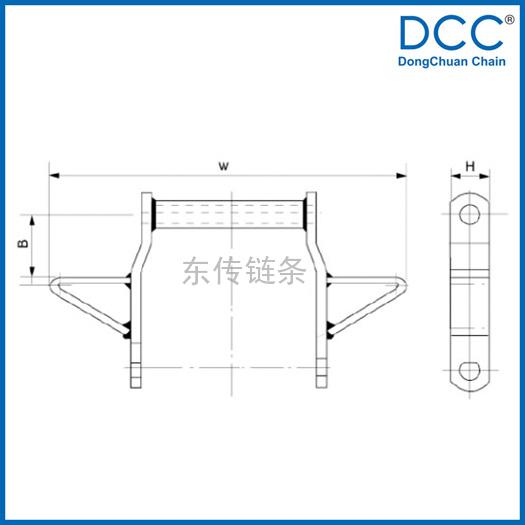 寬系列焊接彎板鏈及附件